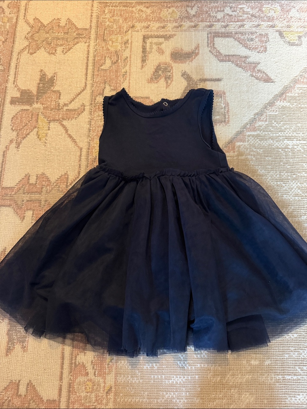 Toddler 3T Navy Blue Tulle Twirl Dress